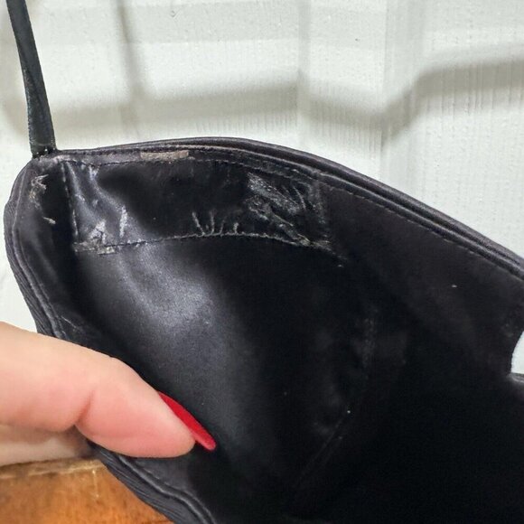 Women’s Cache Vintage Dress Mini Black Fitted Bodycon Size Medium M‎ Stretchy - Picture 8 of 11